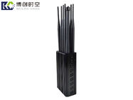 10 channel mobile phone signal jammer handheld portable with protective leather case 2g.3g.4g.5g mobile  signal jammer