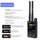 Multifunctional GPS detector GSM audio eavesdropper RF tracker RF detector anti eavesdropping signal search - Black