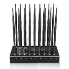 22 channels of power adjustable multifunctional 5G mobile phone signal jammer VHF,UHF interphone jammer GPSwifi jammer