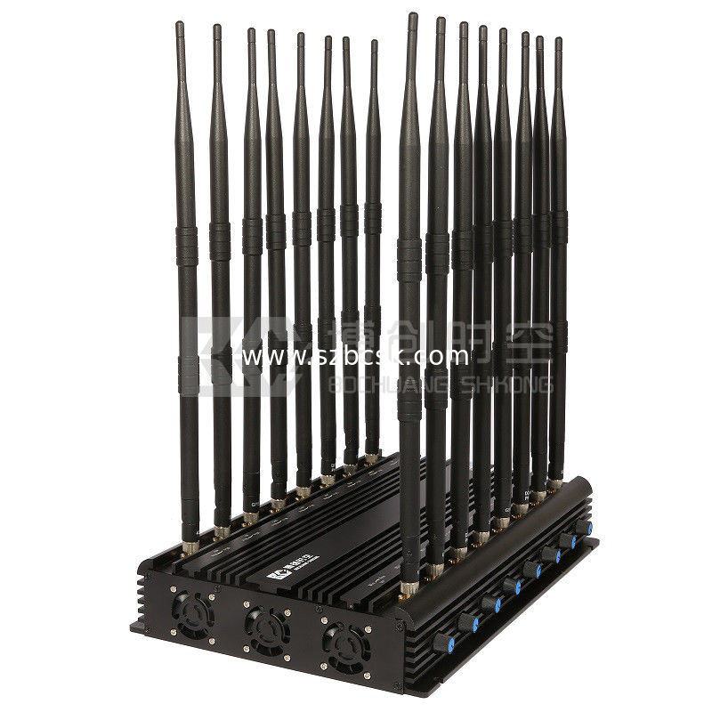 Military mobile phone signal shield 65W high power 2g.3g.4g.5g.wifi network GPS wireless signal frequency jammer
