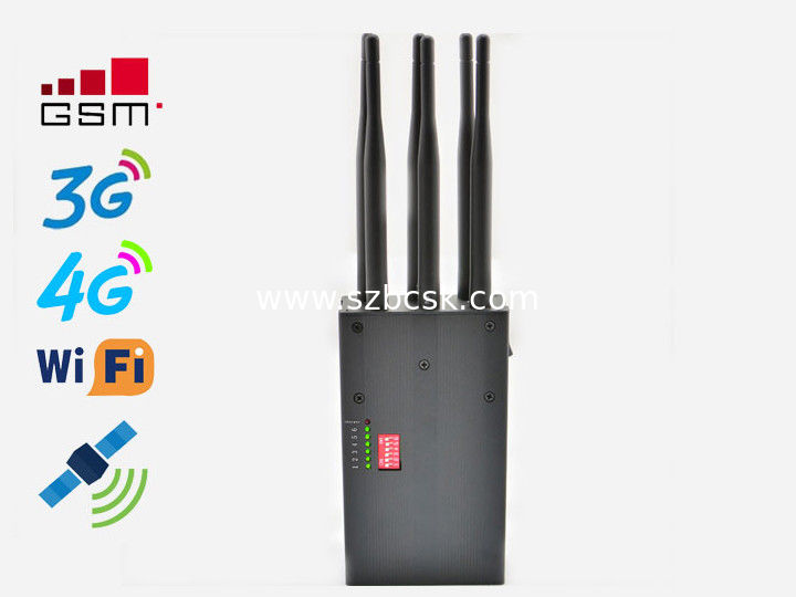 6-channel handheld mobile phone signal jammer 2g.3g.4g.gps.wifi.vhf.vhf frequency can be combined with jammer arbitraril